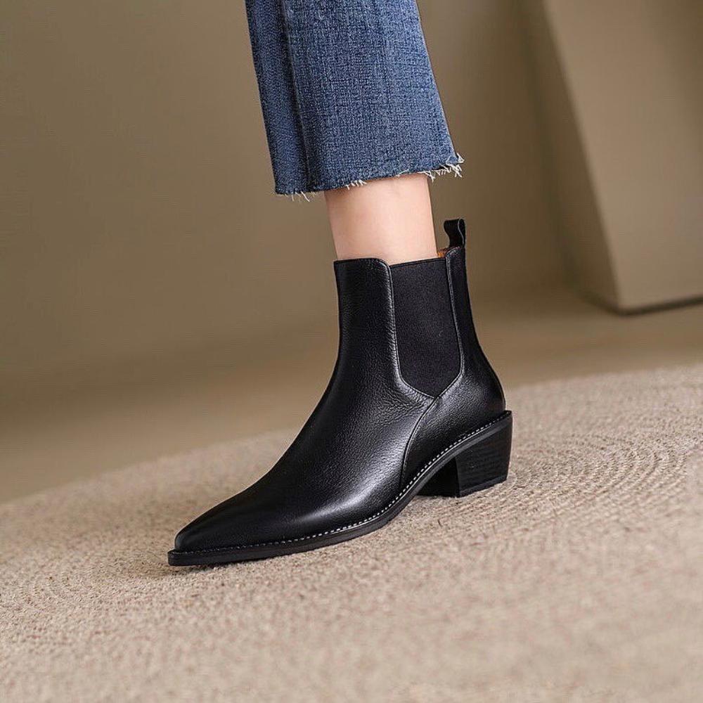 Basic Versatile Two-tone Chelsea Boots – forfamilymall
