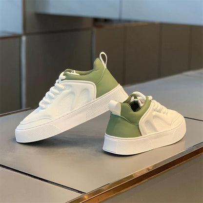 Stylish color matching comfortable lightweight casual sneakers