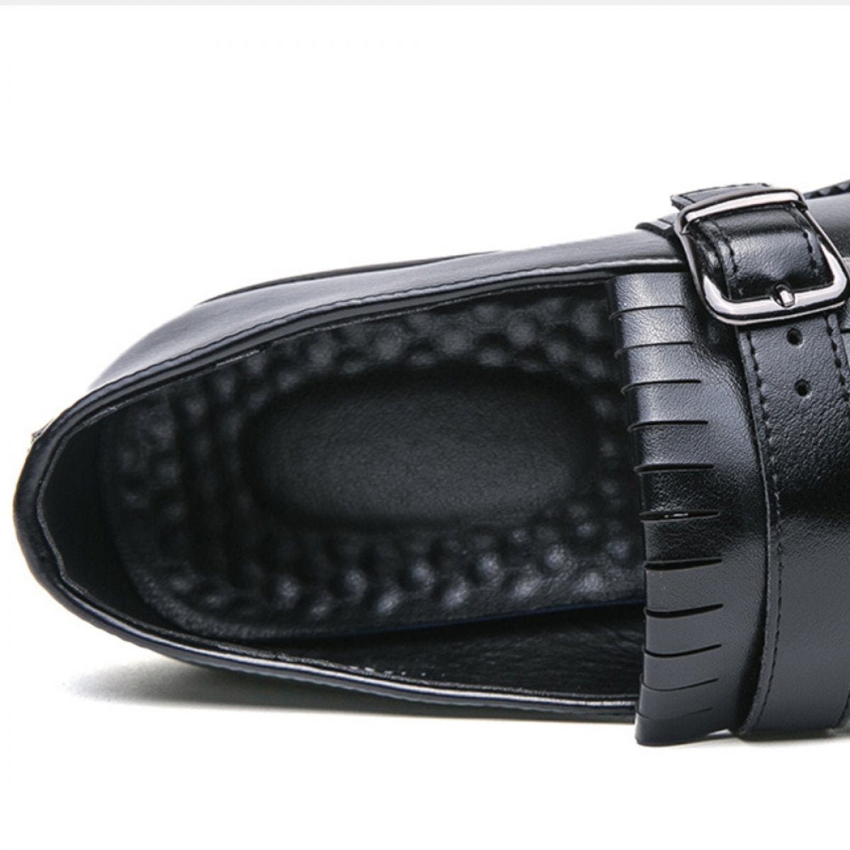 Retro Buckle Loafers