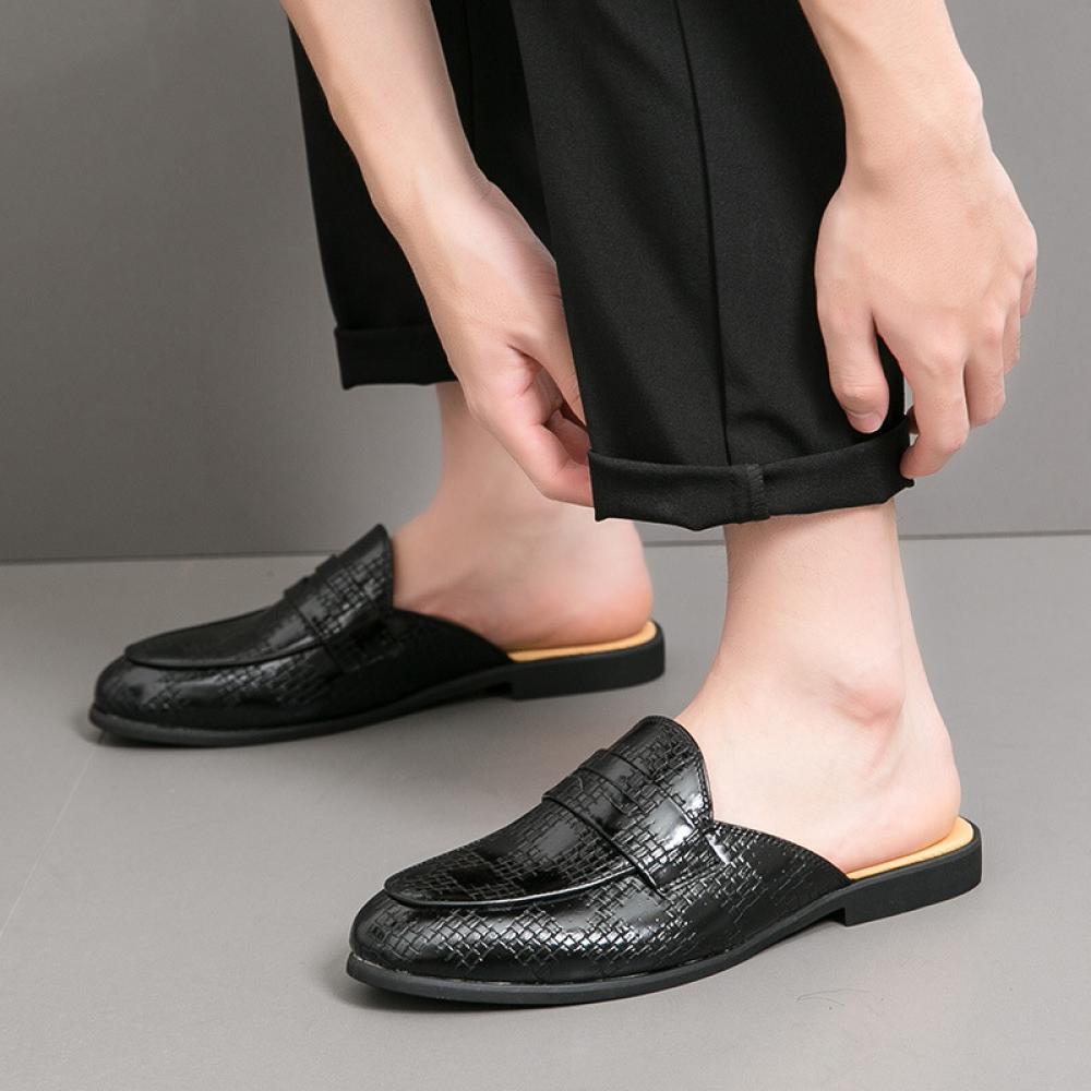 English style half-toe shoes