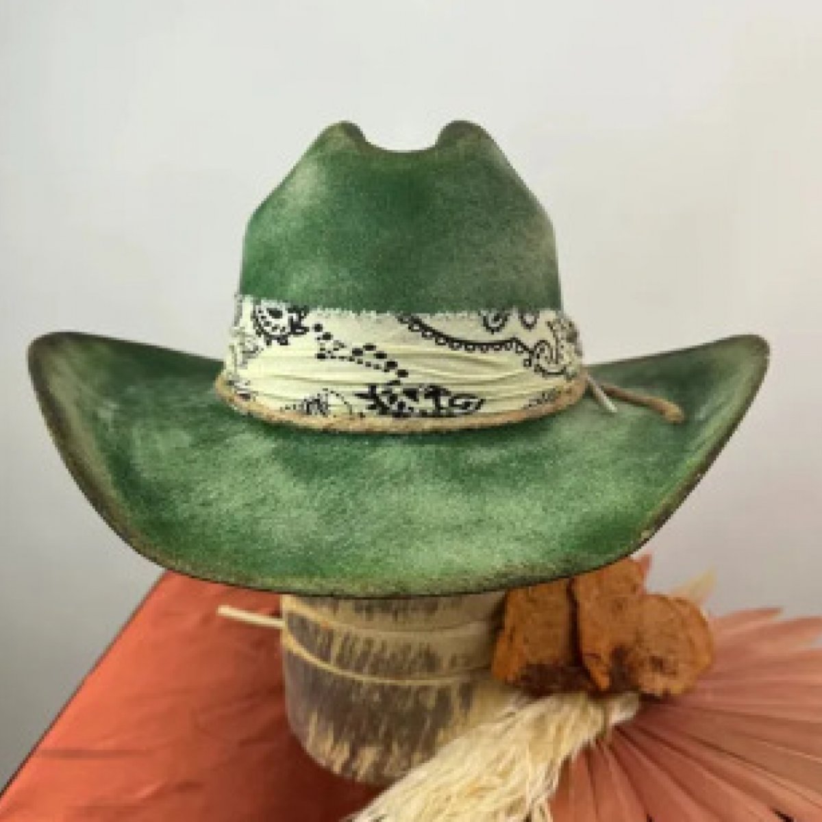 Ribbon Trimmed Pure Wool Cowboy Felt Hat