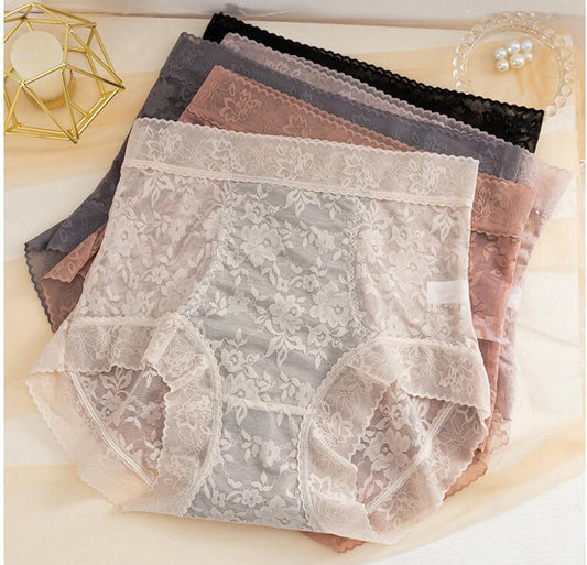 High Waist Sexy Lace Ladies Underwear