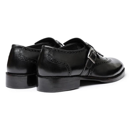 Wingtip Brogue Kiltie Monk Strap