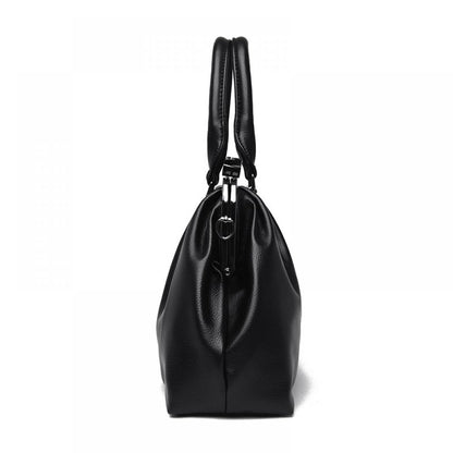 Fashion Pleated Simple Shoulder Casual Slanting Cross Handbag