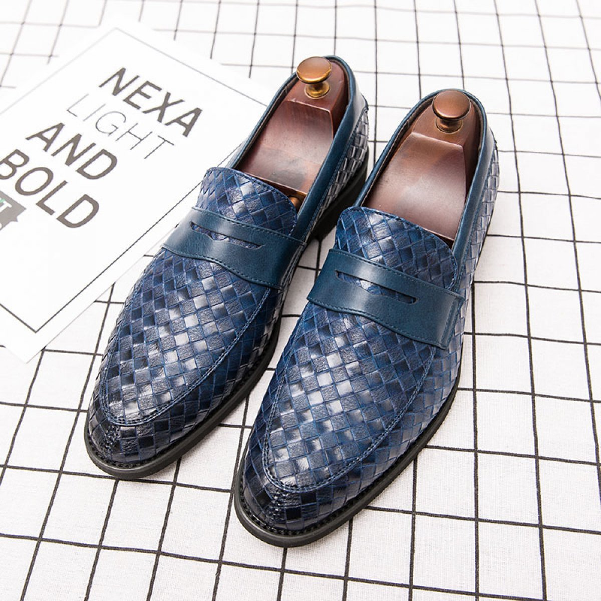 Casual Business Woven Loafers